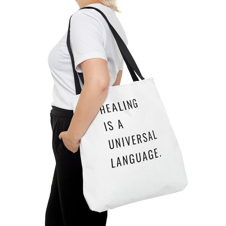 HEALING IS UNIVERSAL Tote Bag